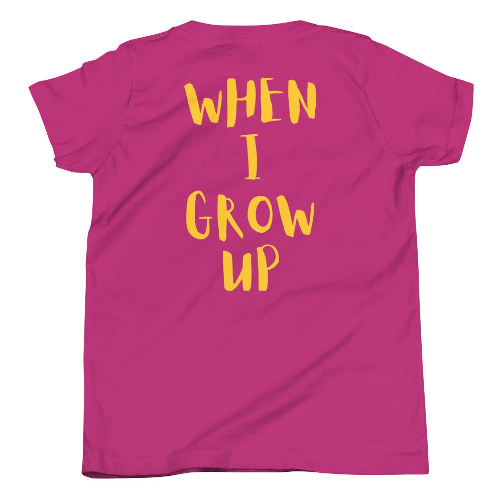 “When I Grow Up” Super Hero Youth T-Shirt