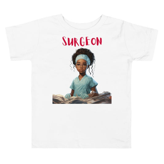 “When I Grow Up” Surgeon Toddler Short Sleeve Tee