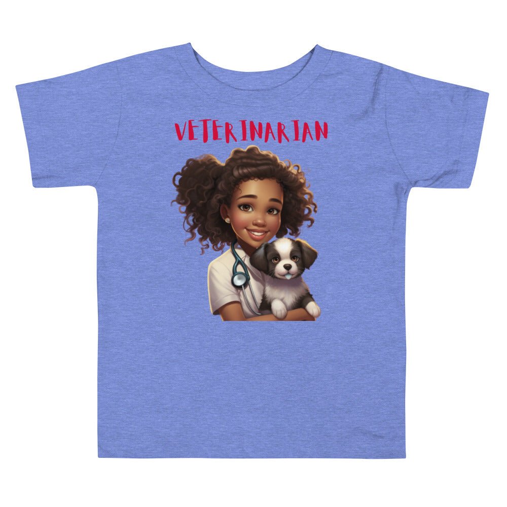 “When I Grow Up” Veterinarian Toddler Short Sleeve Tee