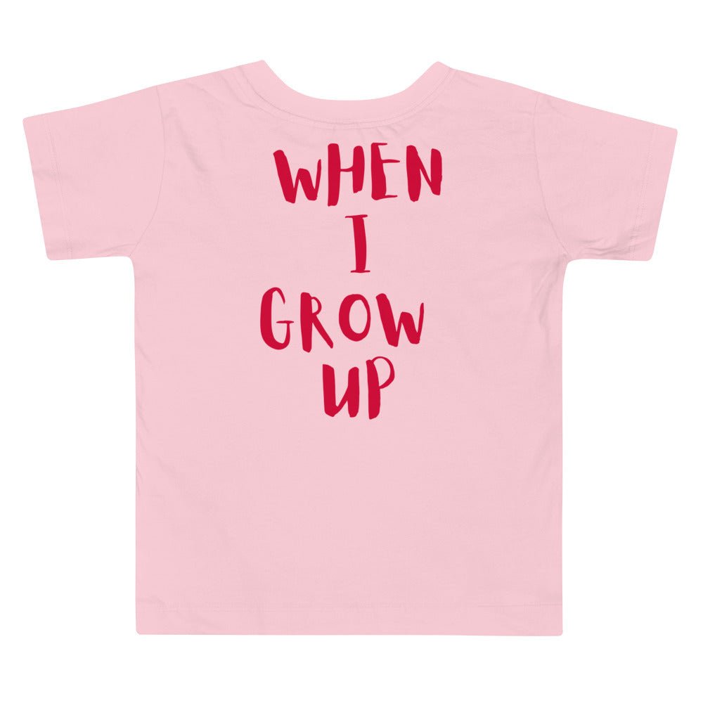 “When I Grow Up” Veterinarian Toddler Short Sleeve Tee