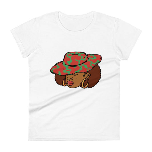 Woman with Hat short sleeve t-shirt