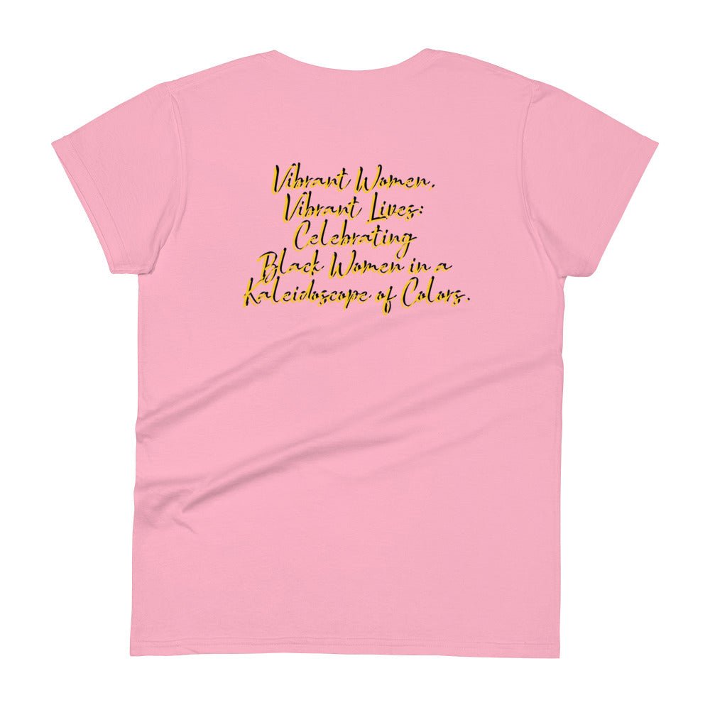 Women's “About My Business”Kaleidoscope of colors T-shirt