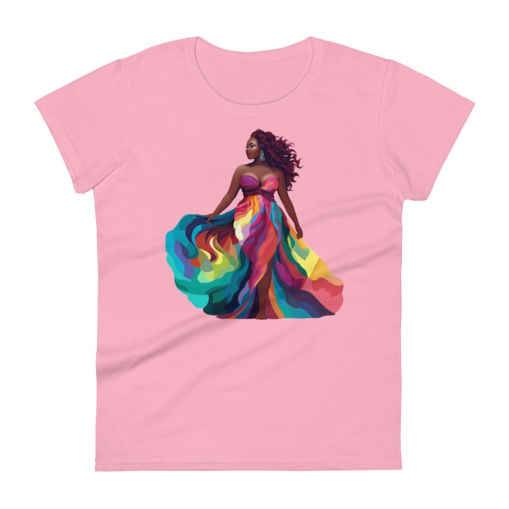 Women's “Loving Me” Kaleidoscope of Colors short sleeve t-shirt