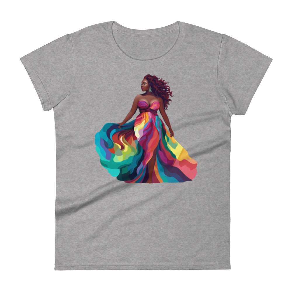 Women's “Loving Me” Kaleidoscope of Colors short sleeve t-shirt