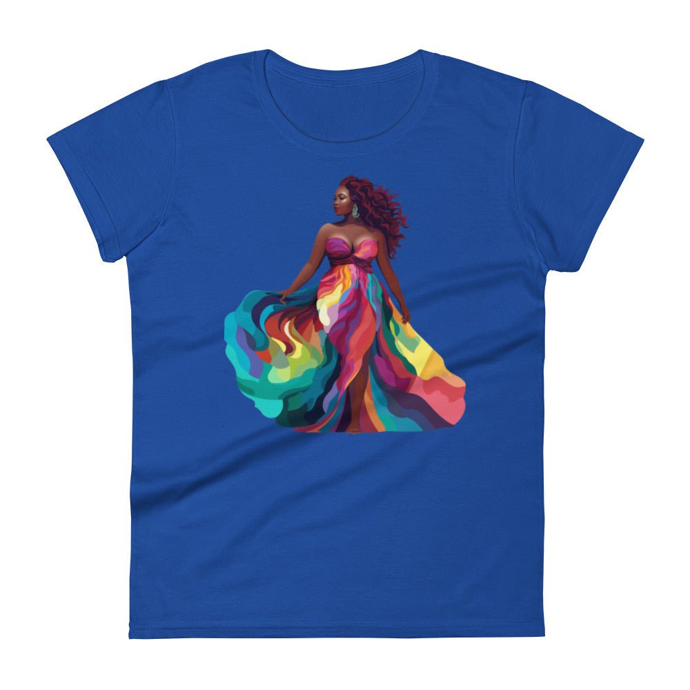 Women's “Loving Me” Kaleidoscope of Colors short sleeve t-shirt