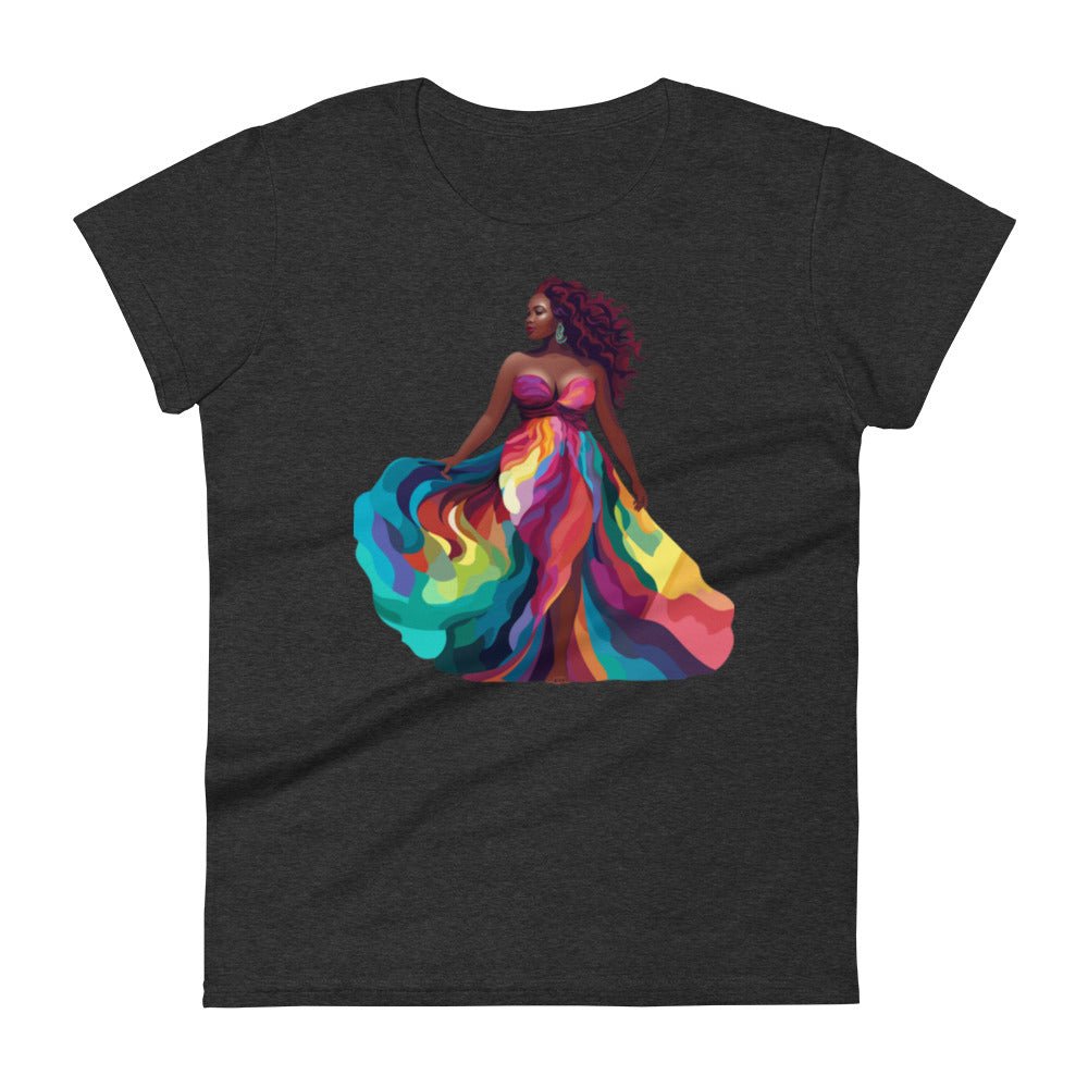 Women's “Loving Me” Kaleidoscope of Colors short sleeve t-shirt