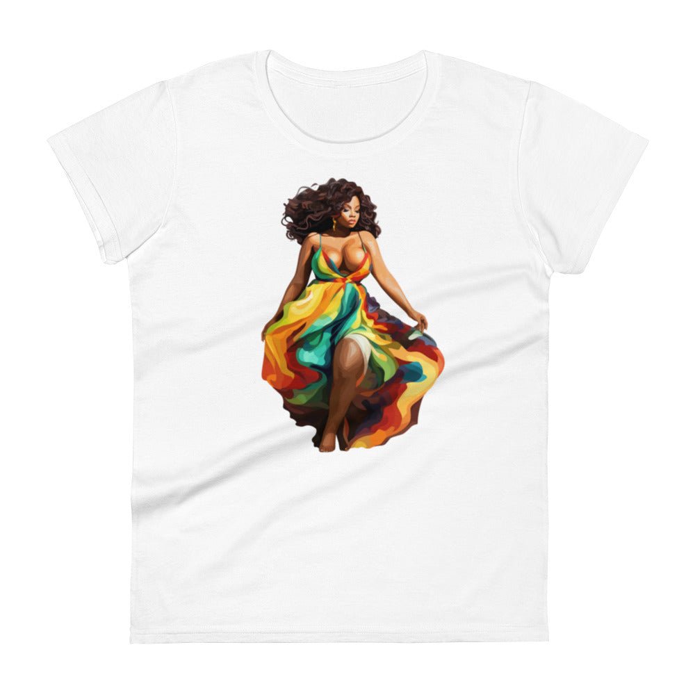 Women's “Loving my Curves”short sleeve t-shirt