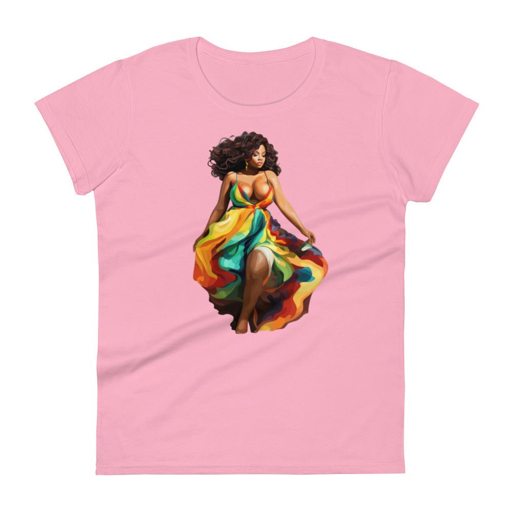 Women's “Loving my Curves”short sleeve t-shirt