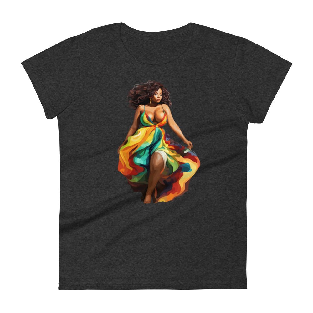 Women's “Loving my Curves”short sleeve t-shirt