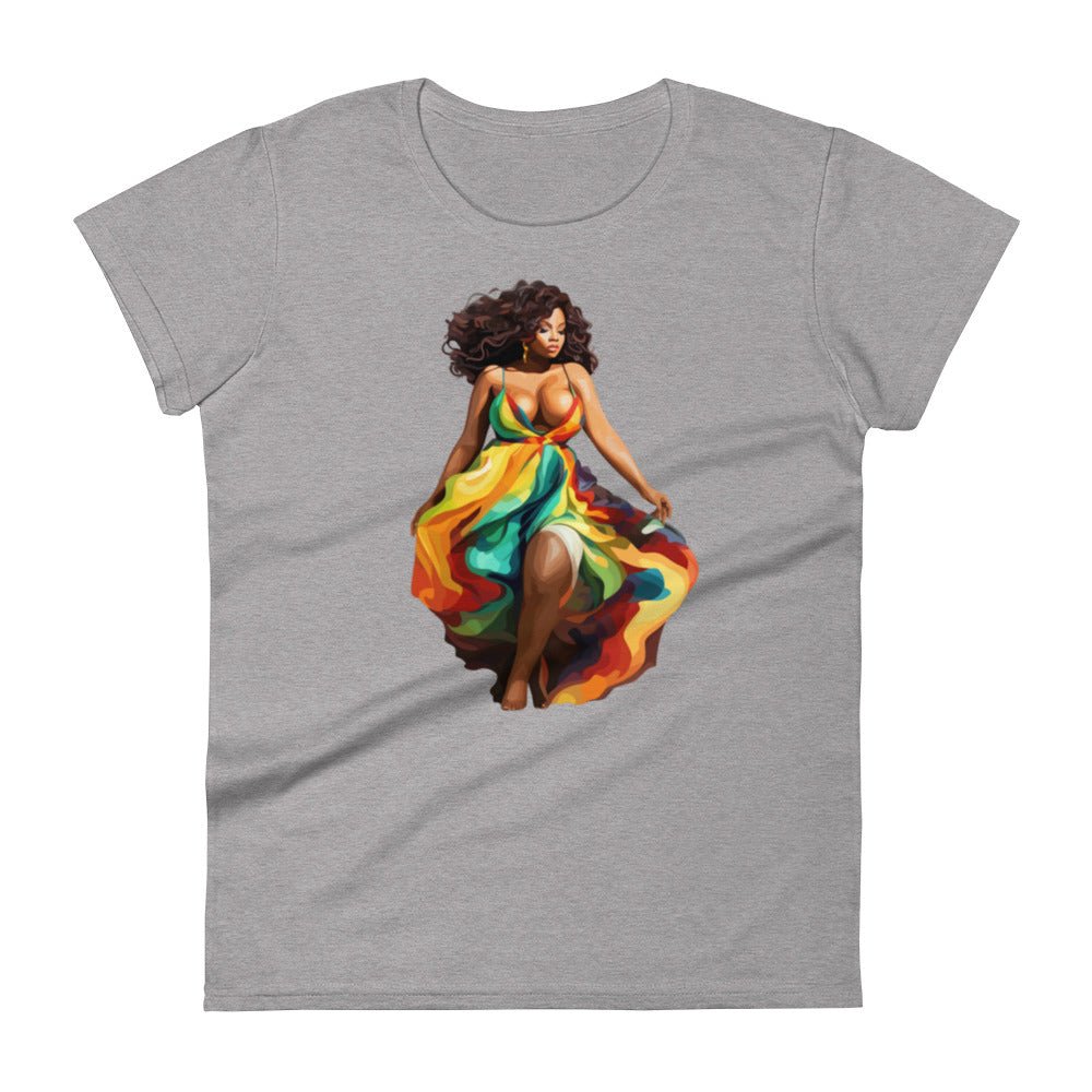 Women's “Loving my Curves”short sleeve t-shirt