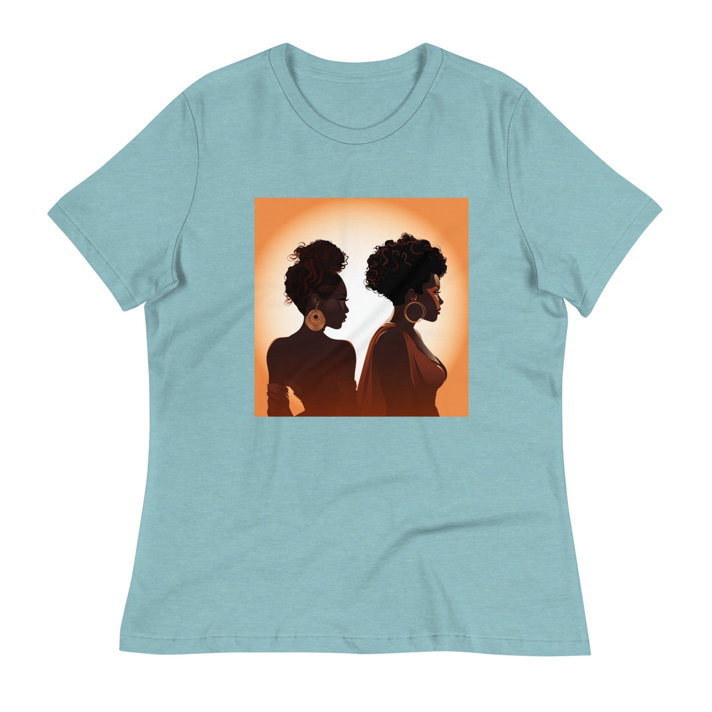 Women's Relaxed Silhouette Design T-Shirt