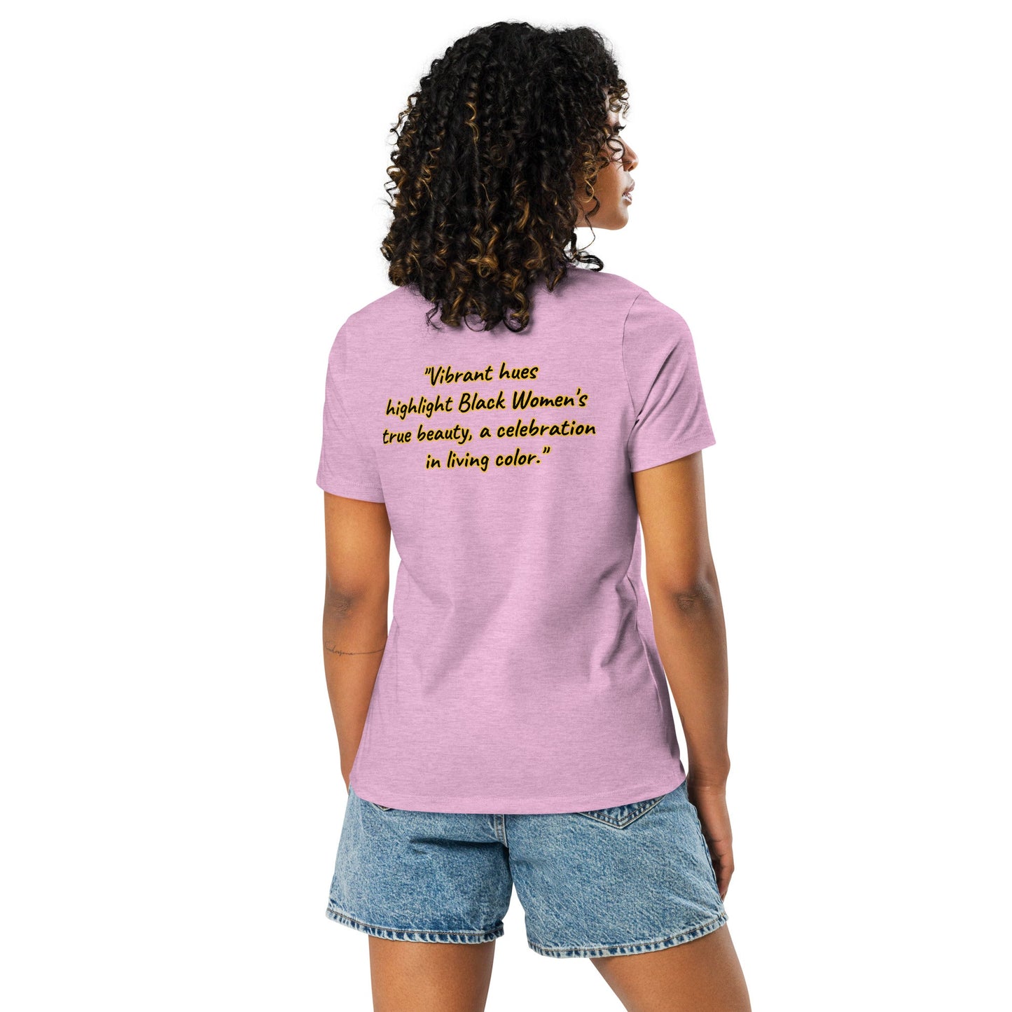 Women's Relaxed Kaleidoscope of Colors T-Shirt