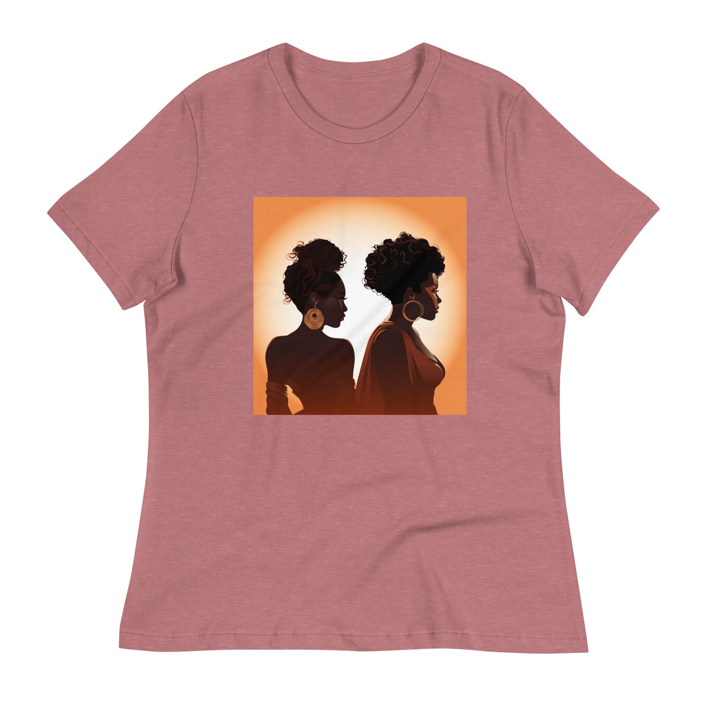 Women's Relaxed Silhouette Design T-Shirt