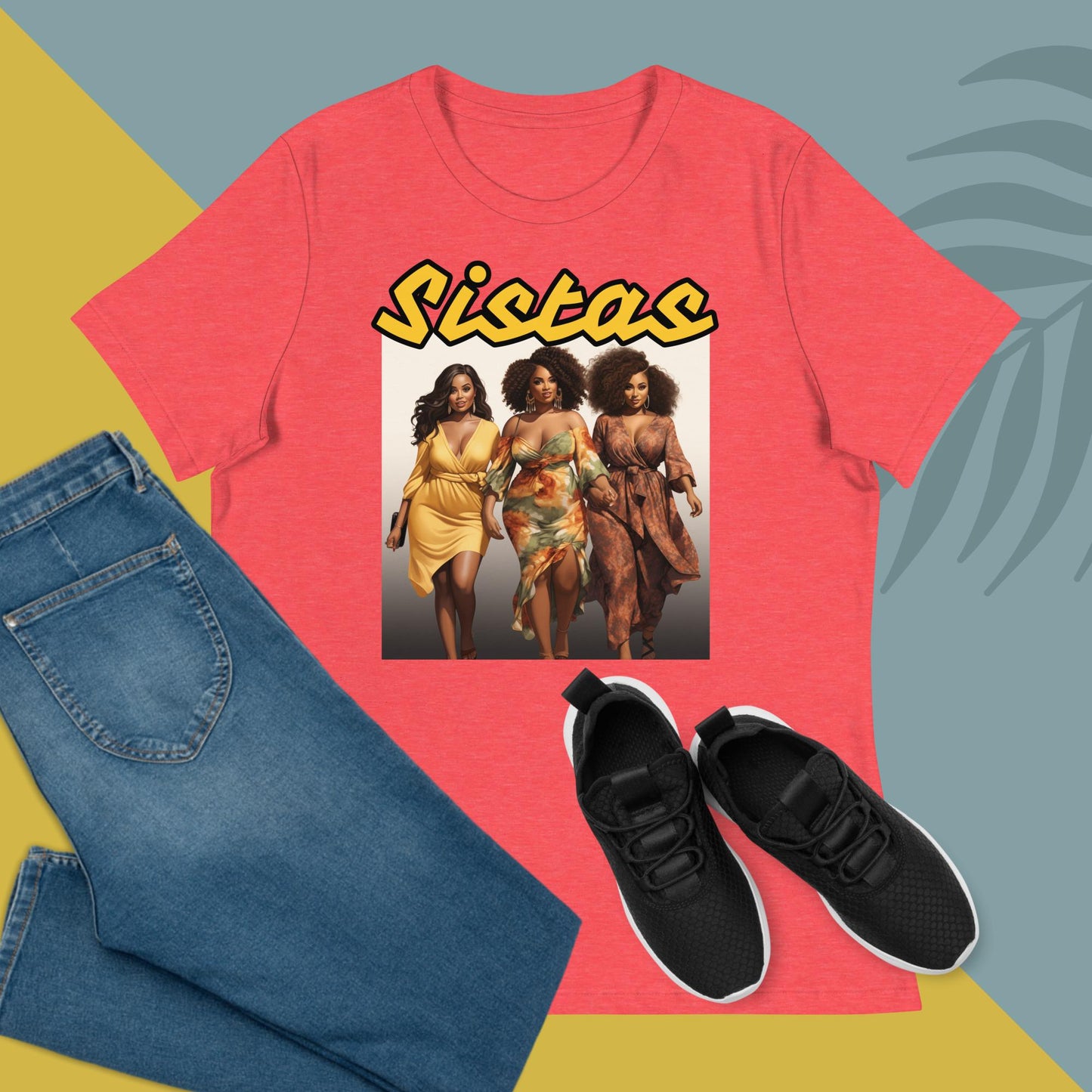 Women's “Sistas” Relaxed T-Shirt