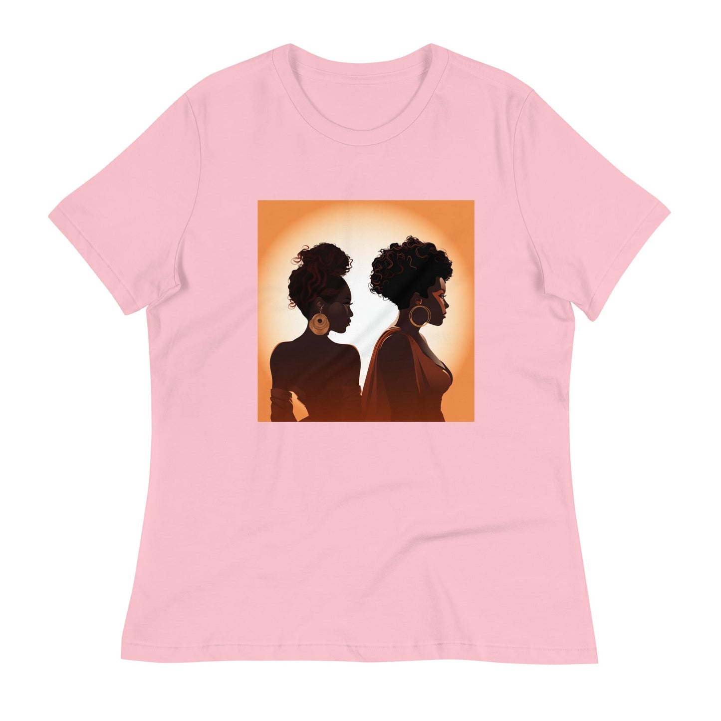 Women's Relaxed Silhouette Design T-Shirt