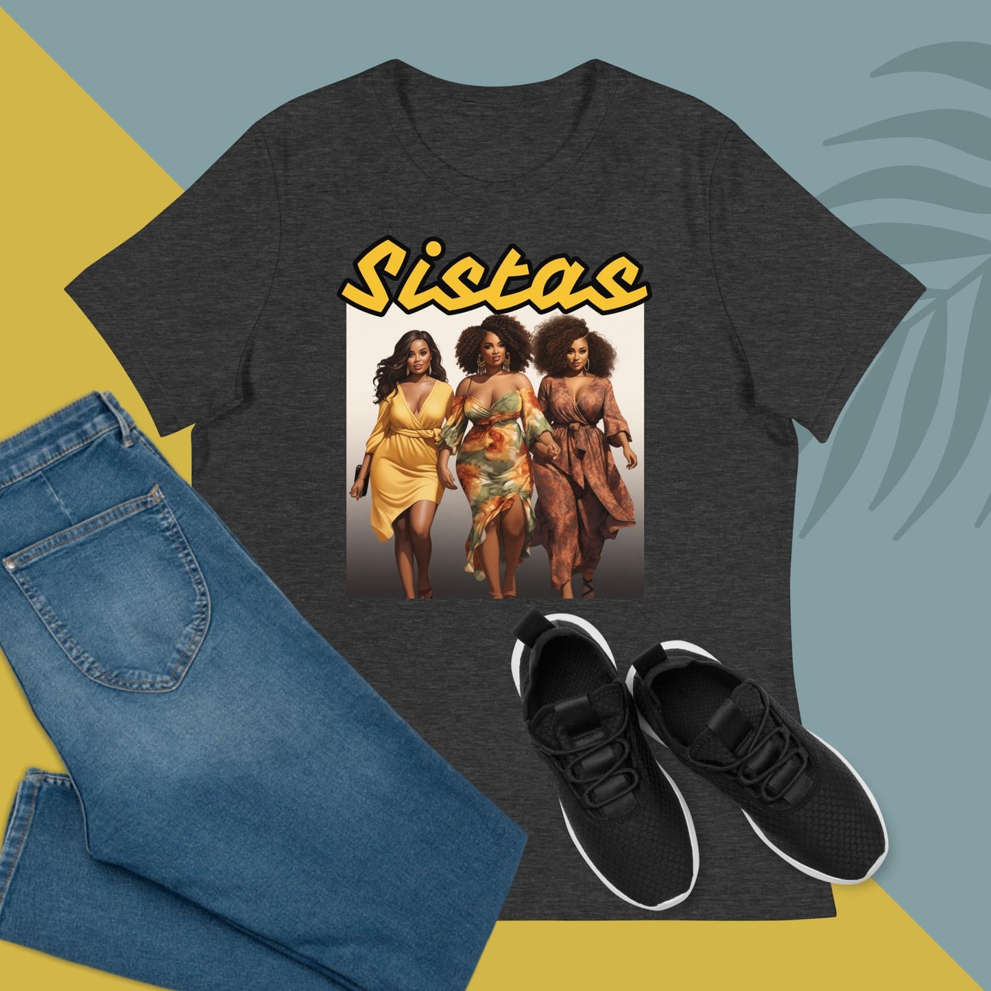 Women's “Sistas” Relaxed T-Shirt