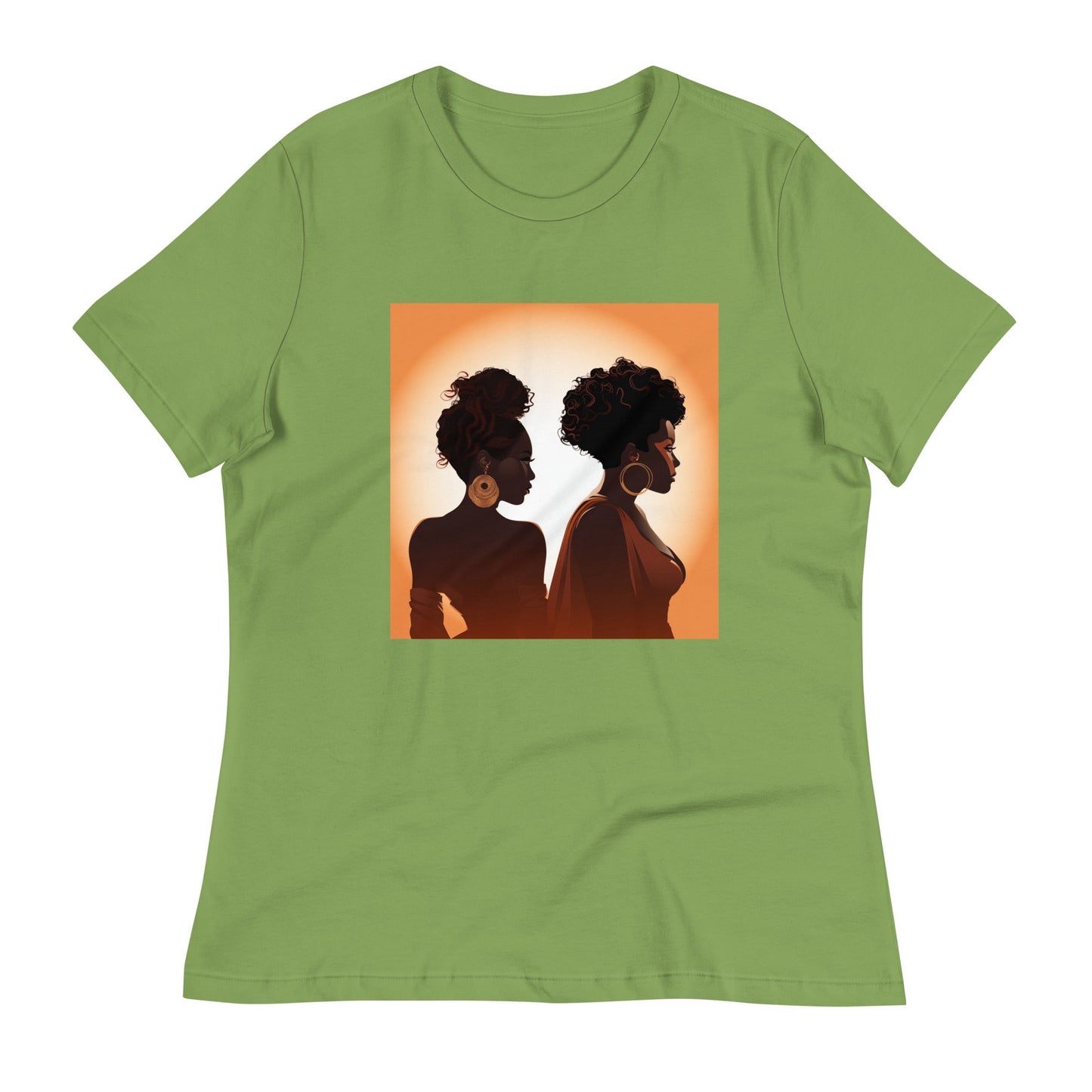 Women's Relaxed Silhouette Design T-Shirt