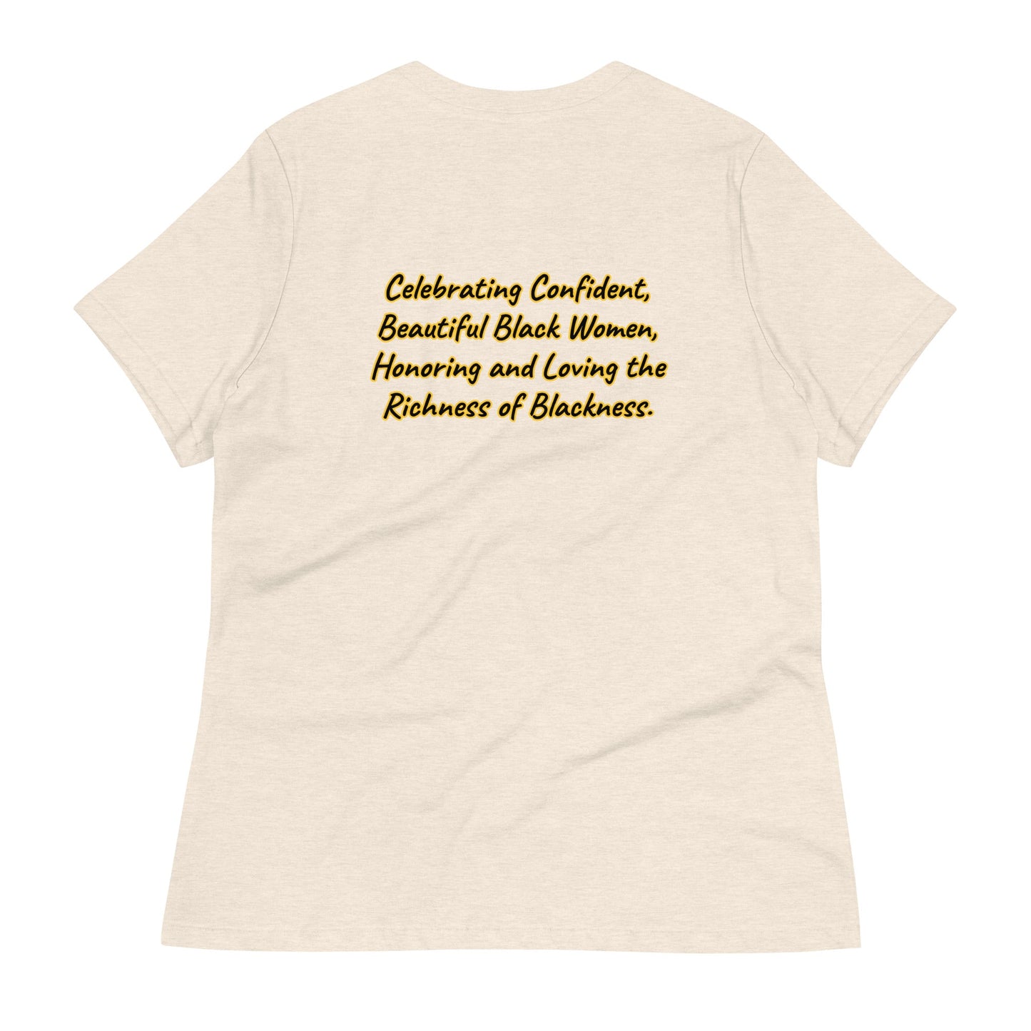 Women's Relaxed Silhouette Design T-Shirt