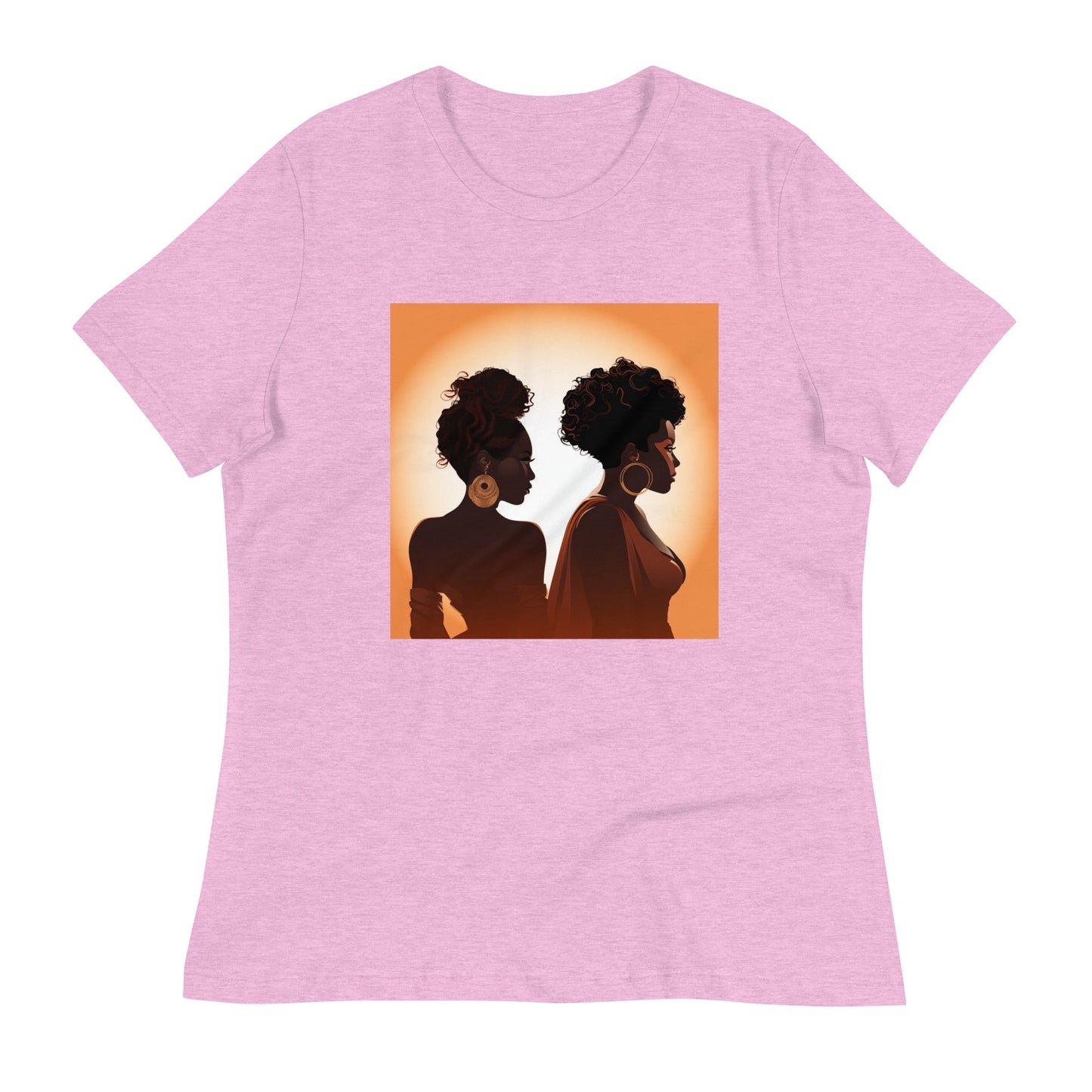 Women's Relaxed Silhouette Design T-Shirt