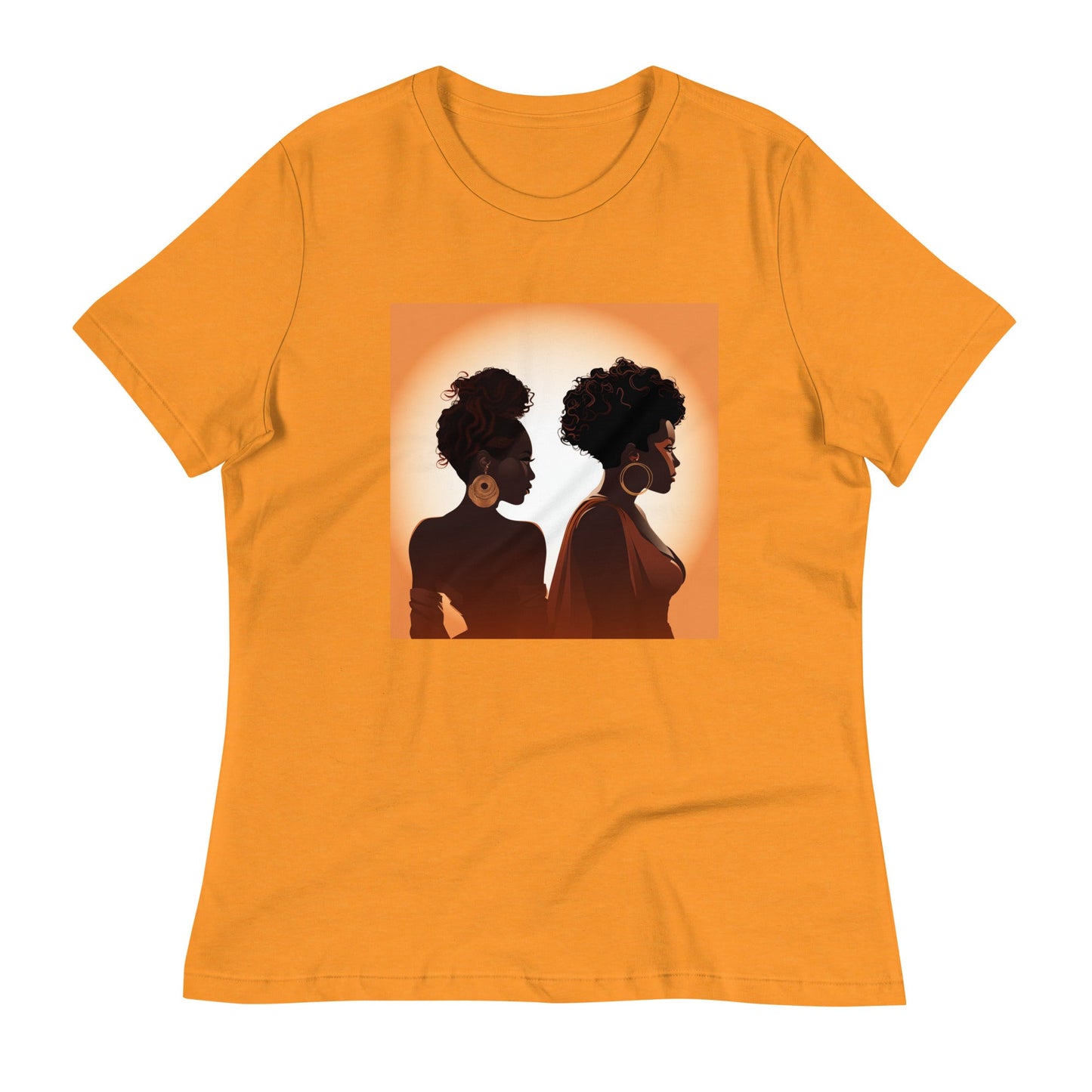 Women's Relaxed Silhouette Design T-Shirt