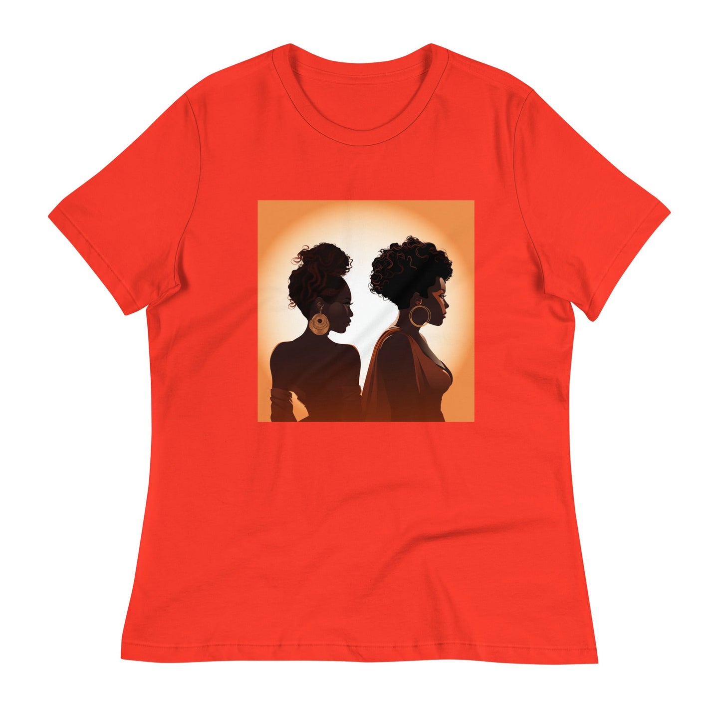 Women's Relaxed Silhouette Design T-Shirt