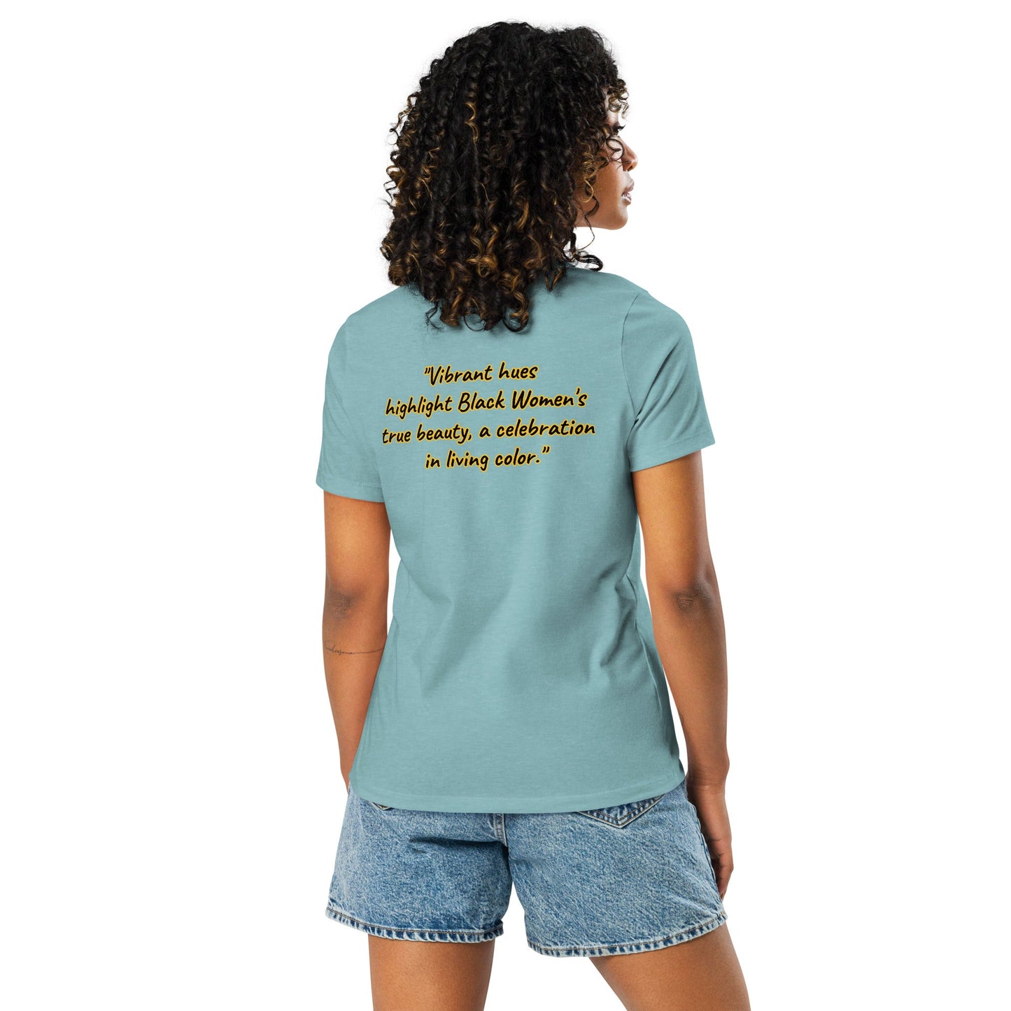 Women's Relaxed Kaleidoscope of Colors T-Shirt