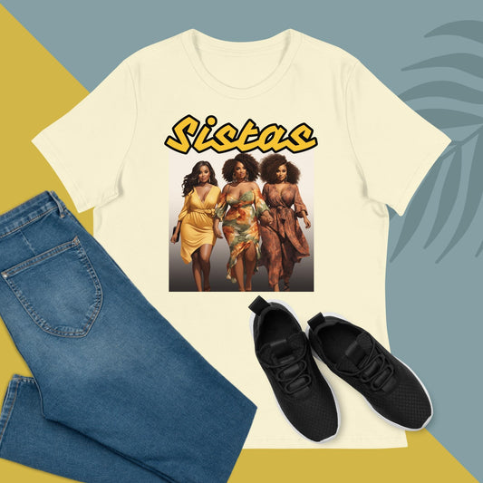 Women's “Sistas” Relaxed T-Shirt