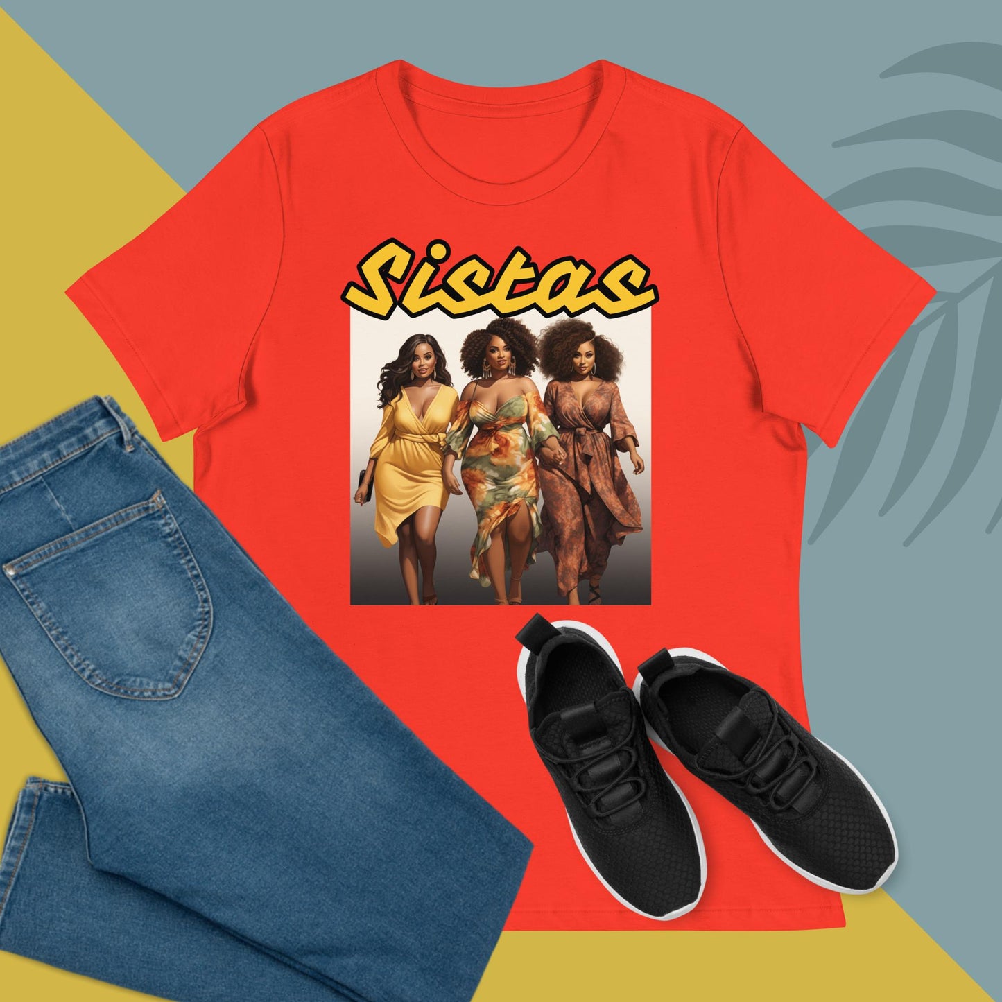 Women's “Sistas” Relaxed T-Shirt