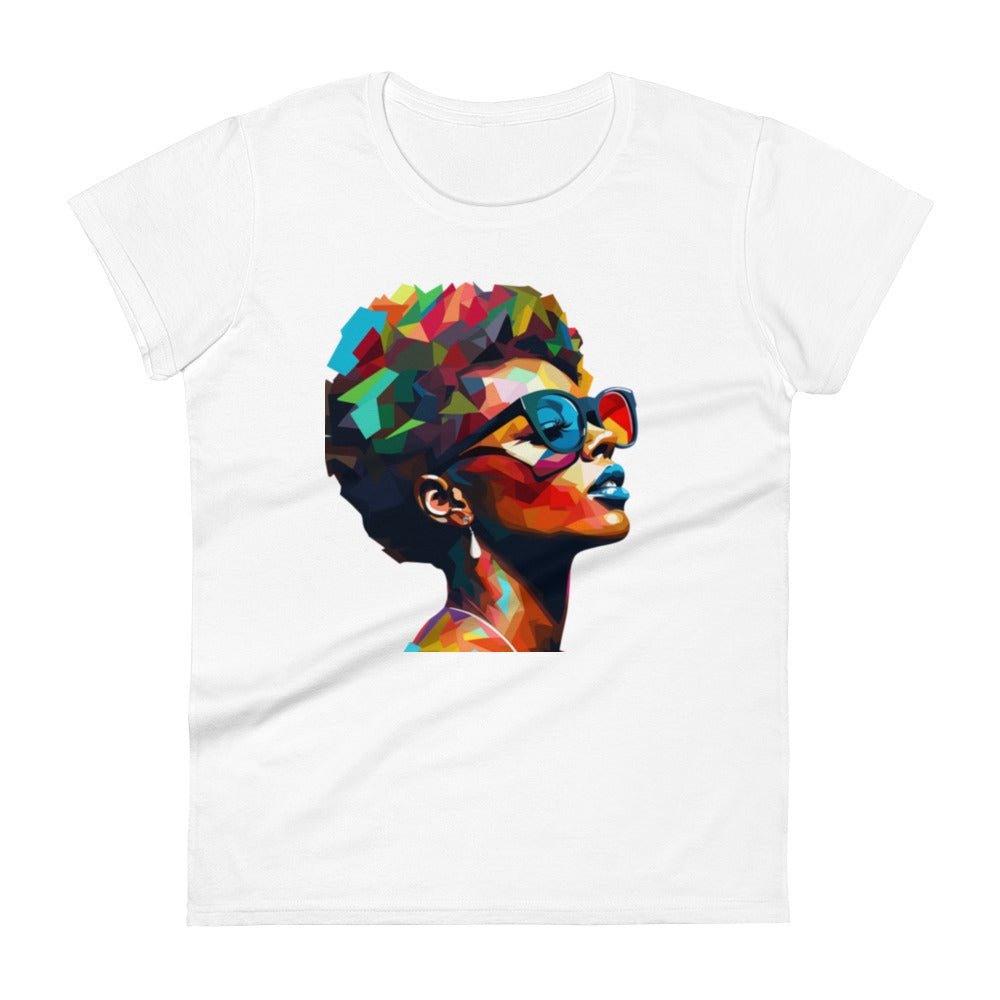 Women's Short & Sassy Kaleidoscope of Colors t-shirt