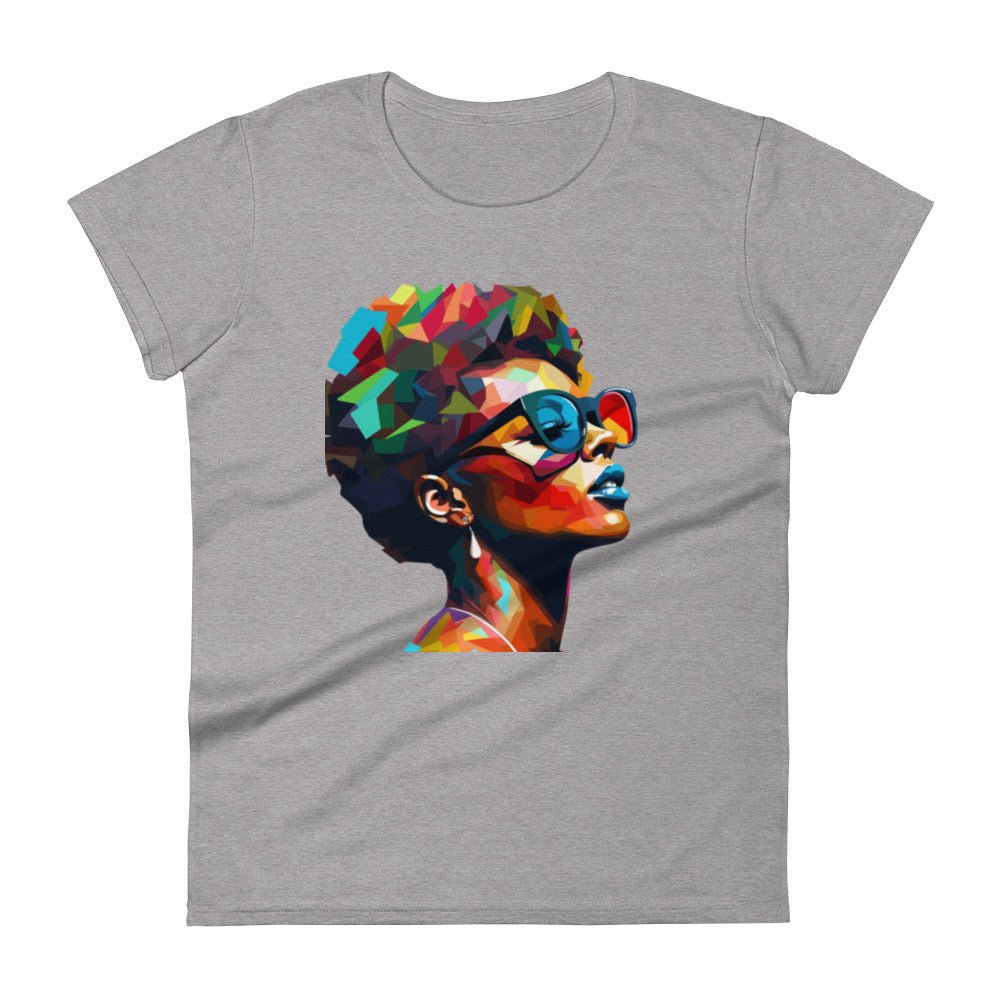 Women's Short & Sassy Kaleidoscope of Colors t-shirt